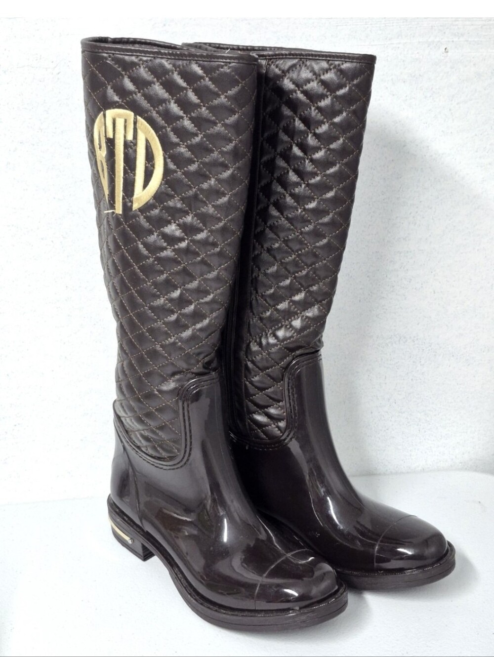 NOMAD Axel Women’s RAIN BOOTS Brown Waterproof Riding Style Size 37 US 6.5-7